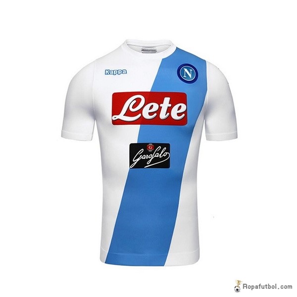 Camiseta Napoli Replica Segunda Ropa 2016/17 Blanco